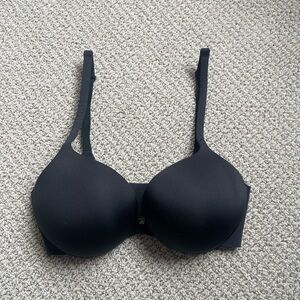 SKIMS Tear-drop Push Up Black Bra